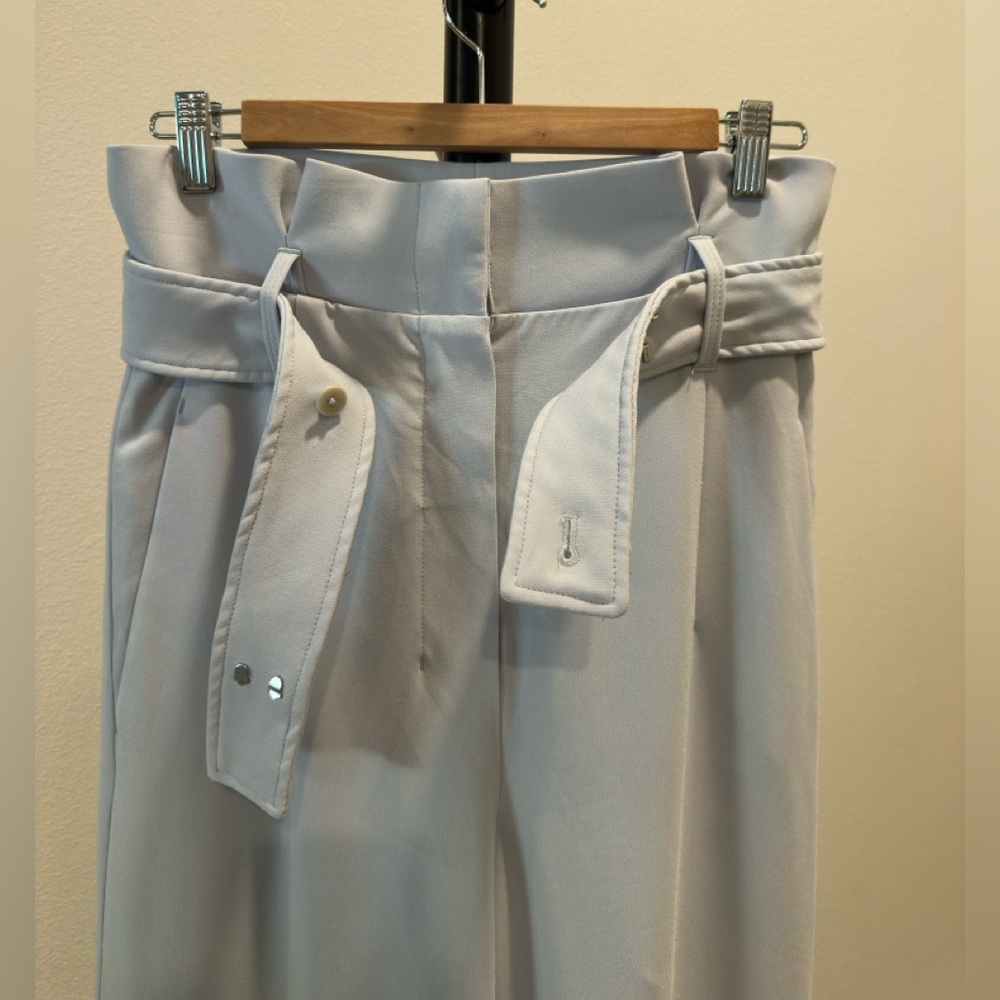 Babaton Aritzia Jermaine Paper Bag High Waist Wide Leg Pants Size 8 - Picture 5 of 8